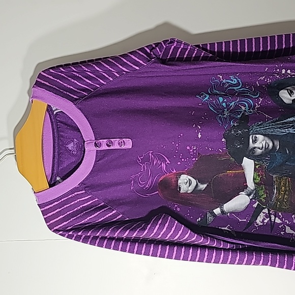 Disney Decendents Long Sleeve Pj Dress Size 7/8 - Picture 2 of 6